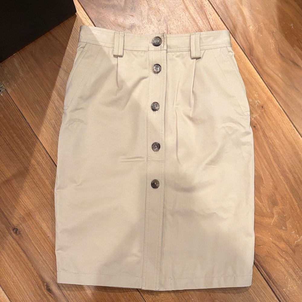 Anine Bing Beige  Button-Down Pencil Skirt size S pristine condition